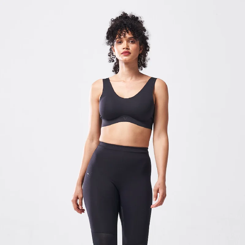 LAB360° Invisible Everyday Sports Bra - Black Full Support Bra