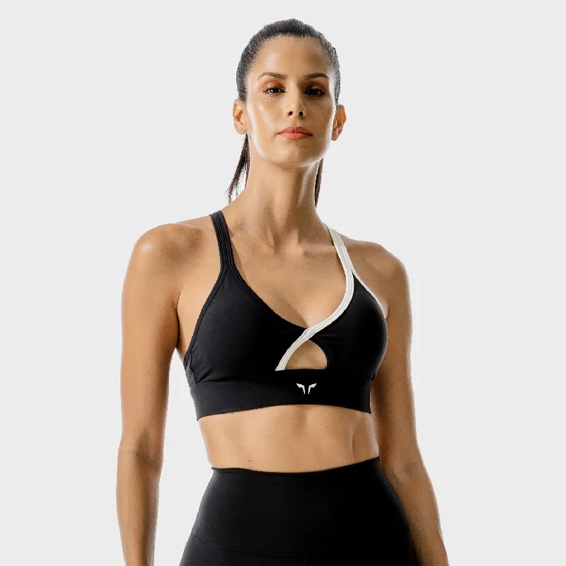 LAB360° Wrap Bra - Black Smooth Stretch Bra