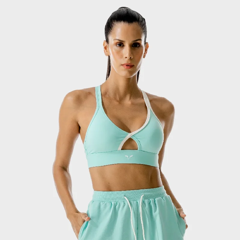 LAB360° Wrap Bra - Pastel Turquoise Cozy Sleep Bra