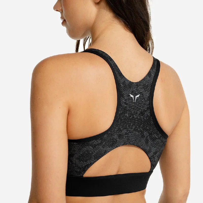 Limitless Snake Sports bra - Onyx Chic Lace Underwear