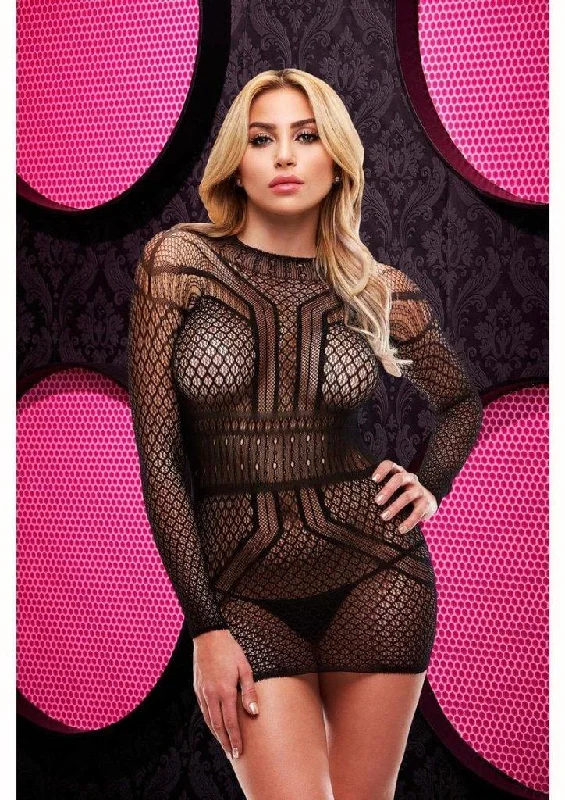 Long Sleeve Open Back Mini Dress Casual Button-Up Mini Dress
