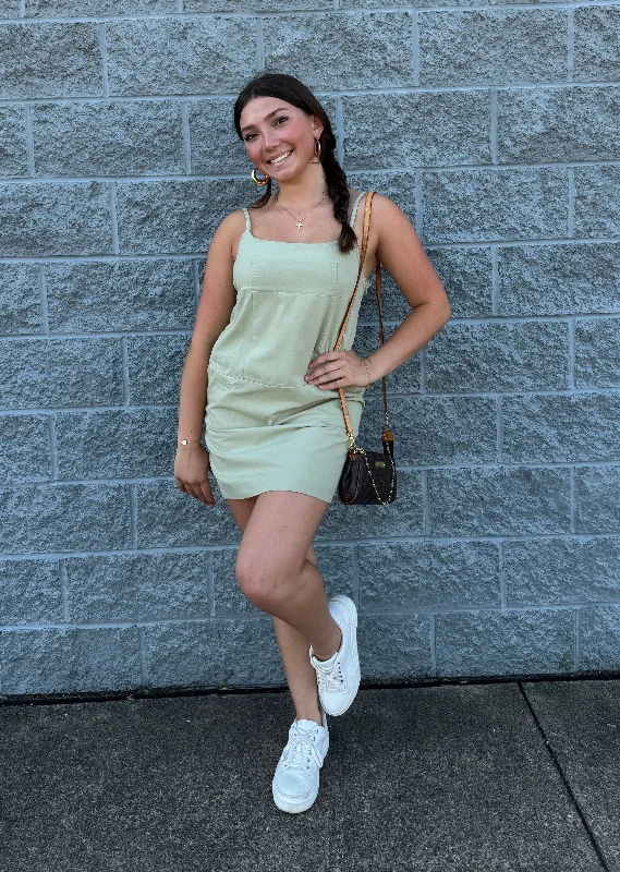 Luna - An Adjustable Spaghetti Strap Square Back Mini Dress Comfortable Ruffle Mini Dress Luna - An Adjustable Spaghetti Strap Square Back Mini Dress Comfortable Ruffle Mini Dress