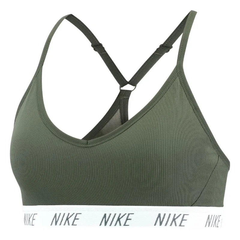 Nike Women's Indy Dri-FIT V-Neck Sports Bra Juniper Fog/White Versatile Bralette Set