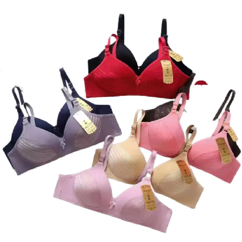 Soft Padded Push-Up Bra with Adjustable Straps Multi Floral Cut Design Solid Padded Bra For Women Adjustable Fit Bra