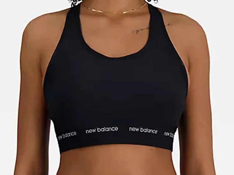 Women's New Balance Sleek Sports Bra - WB41048-BK Adjustable Back Bra