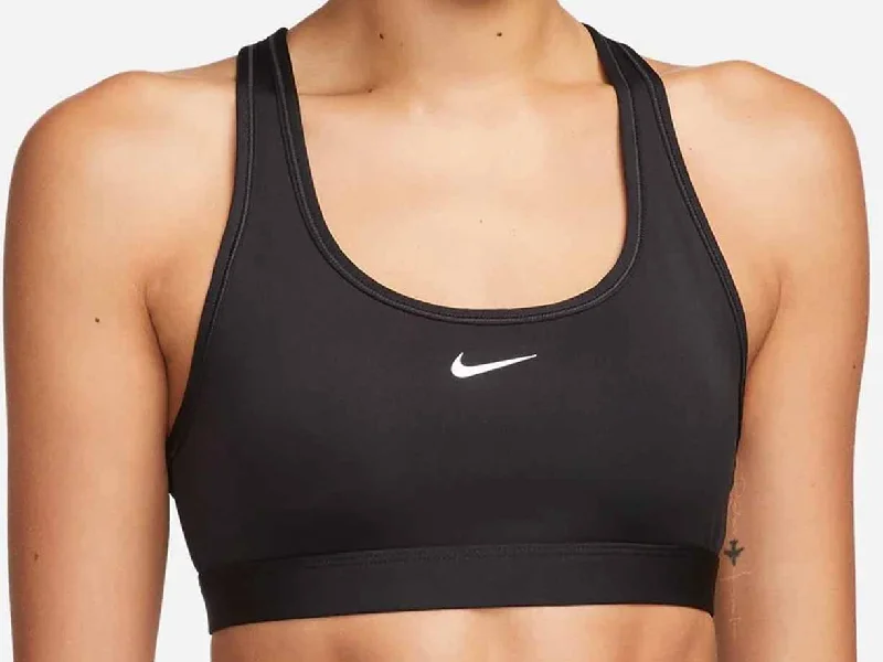 Women's Nike Swoosh Bra - DX6817-010 Fashionable Push-Up Bra