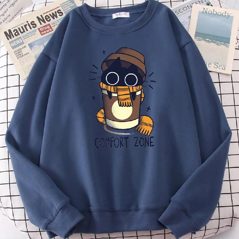 Comfort Zone Sweatshirt Hoodie Sweatshirt Pullover
