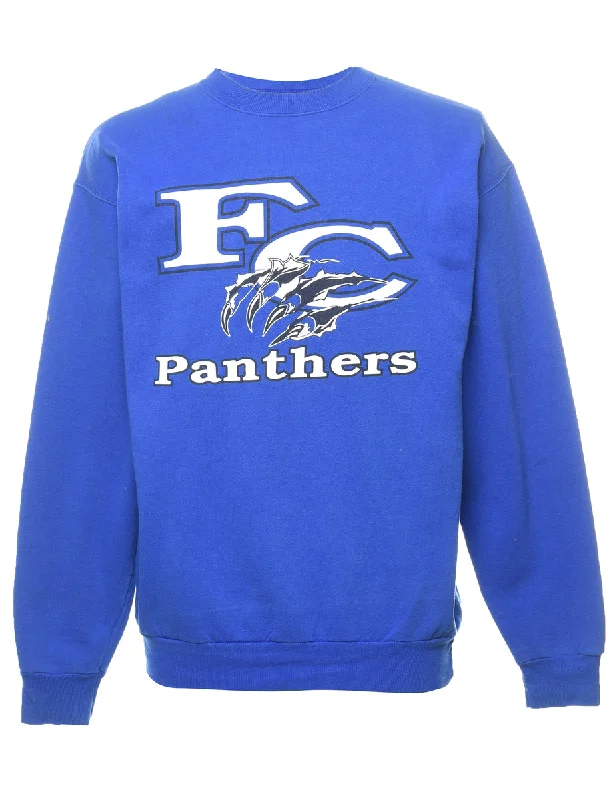 FC Panthers Design Printed Sweatshirt - M Hoodie with Mesh Breathable Sporty