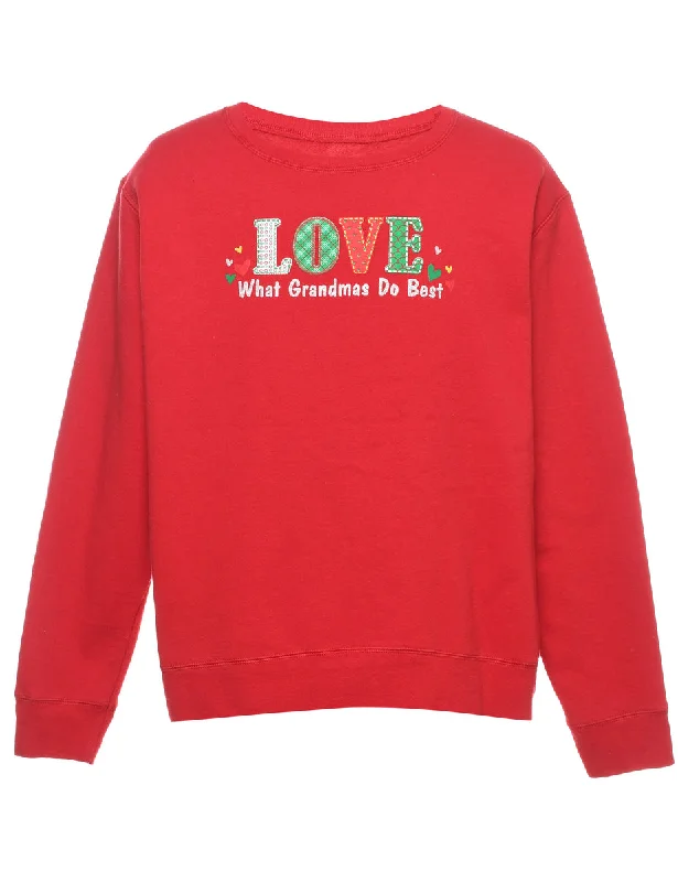 Festive Season Christmas Sweatshirt - XL Hoodie with Magnetic Closure Innovative Modern