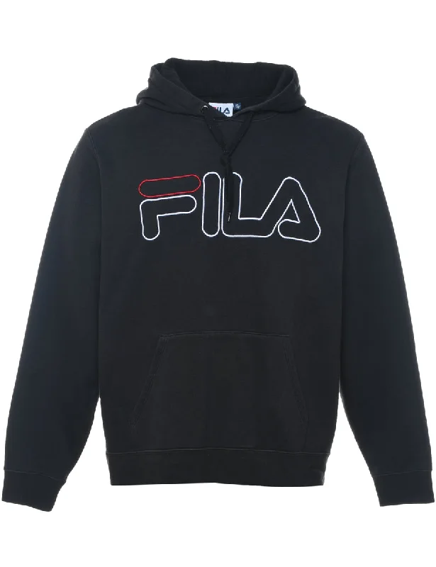 Fila Printed Hoodie - XL Hoodie with Pastel Soft Subtle