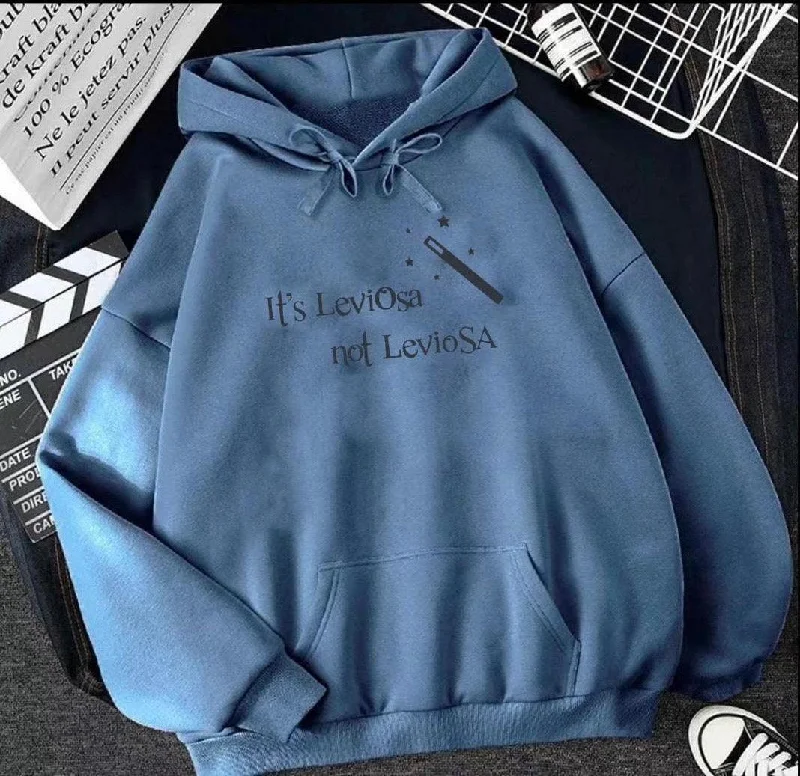 It’s Leviosa Sweatshirt Zip Hoodie Drawstring Kangaroo Pocket