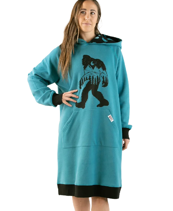 Bigfoot Sleep Hoodie Zip Hoodie Drawstring Kangaroo Pocket