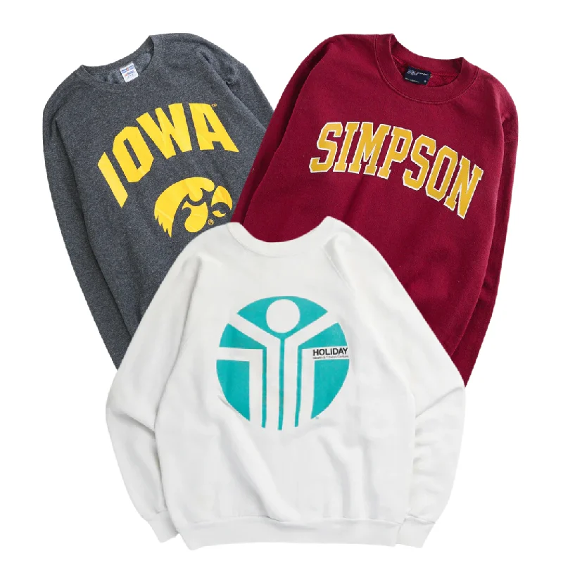 50x PRINTED SWEATSHIRTS Hoodie with Exposed Zipper Edgy Industrial