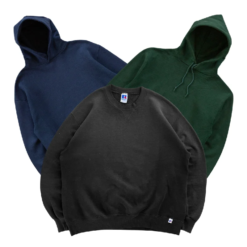 50x RUSSELL BLANK HOODIES/SWEATSHIRTS Hoodie with Magnetic Closure Innovative Modern