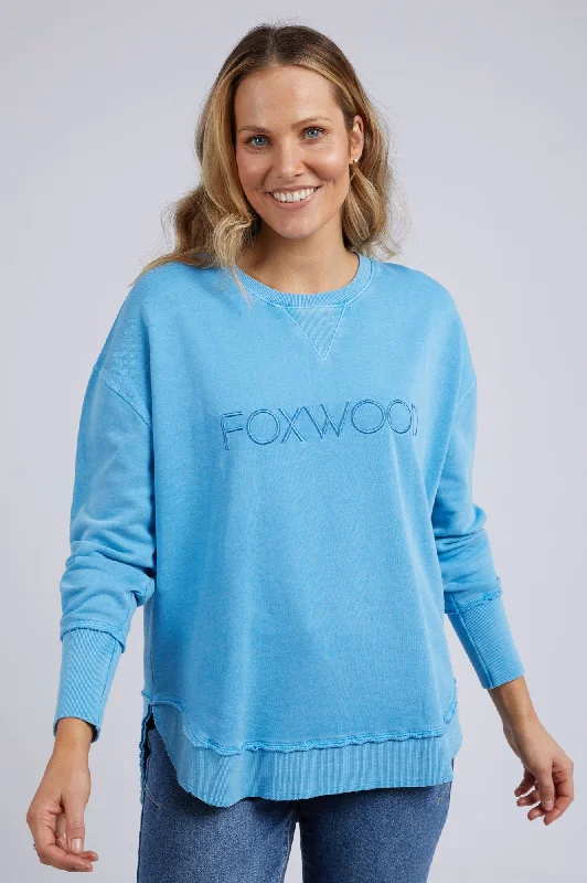 Simplified Sweatshirt - Bright Blue  (Pre-order) Hoodie with Reflective Safety Nightwear