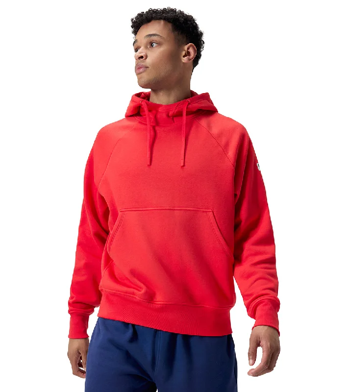 Speedo Unisex Fleece Hoodie Team Red Hoodie with Pattern Geometric Abstract