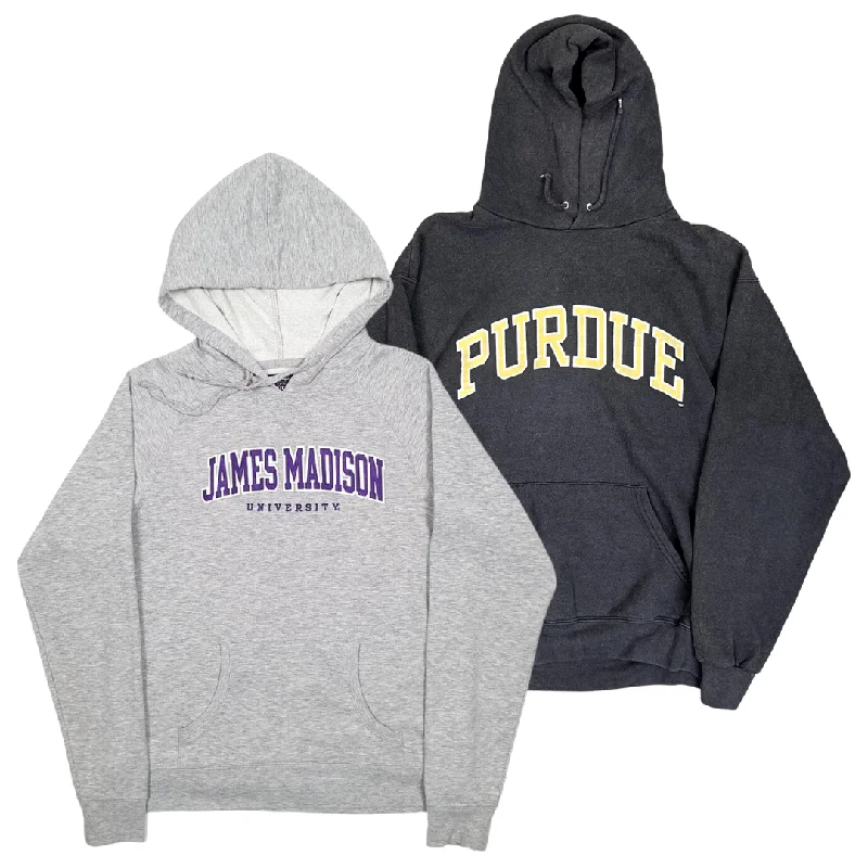 50x USA COLLEGE/SPORT HOODIES Hoodie with High-Low Hem Asymmetrical Trendy