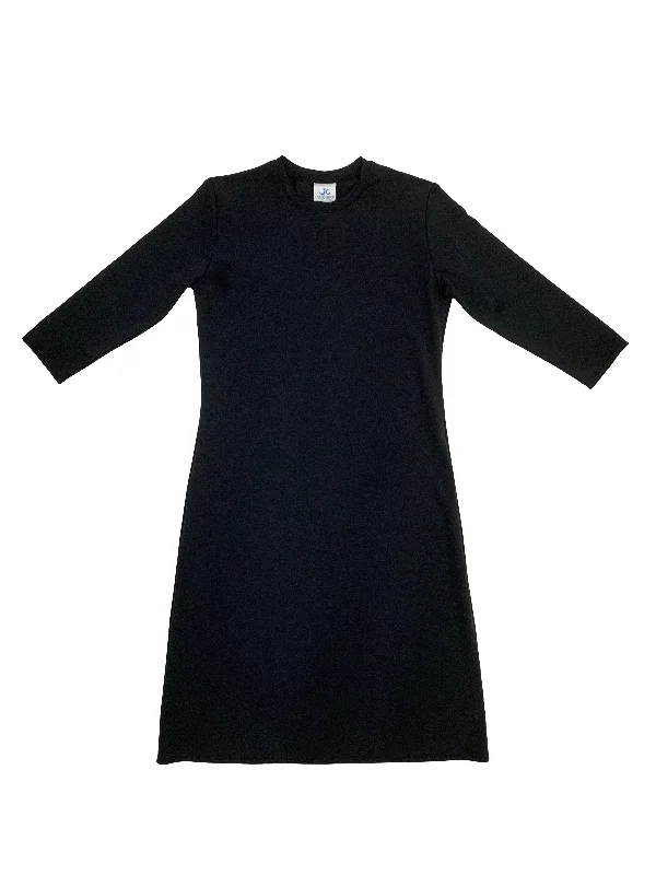 Solid Black Swim Dress Comfortable Swim Dress