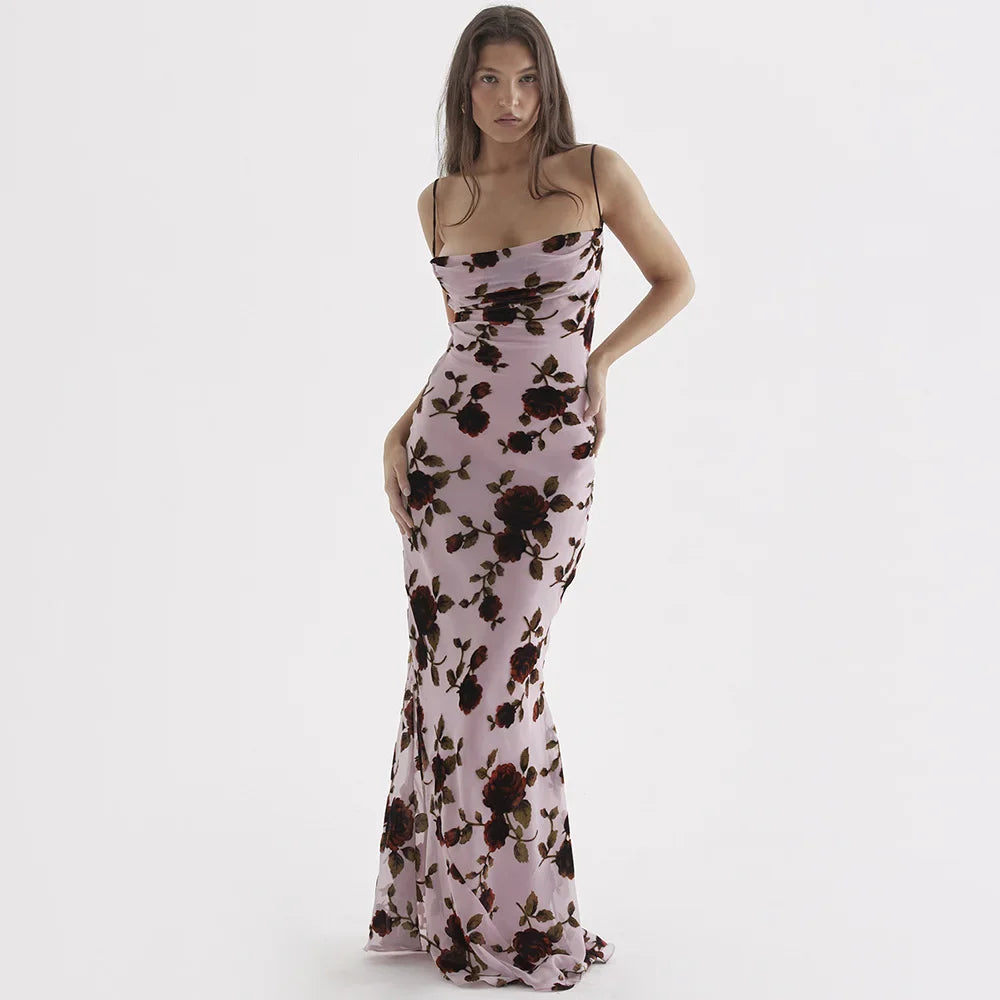 FashionSierra - Women Sling Bodycon Floral Print Spaghetti Strap Sleeveless Long Party Club Maxi Dress Stylish Empire Waist Maxi Dress FashionSierra - Women Sling Bodycon Floral Print Spaghetti Strap Sleeveless Long Party Club Maxi Dress Stylish Empire Waist Maxi Dress