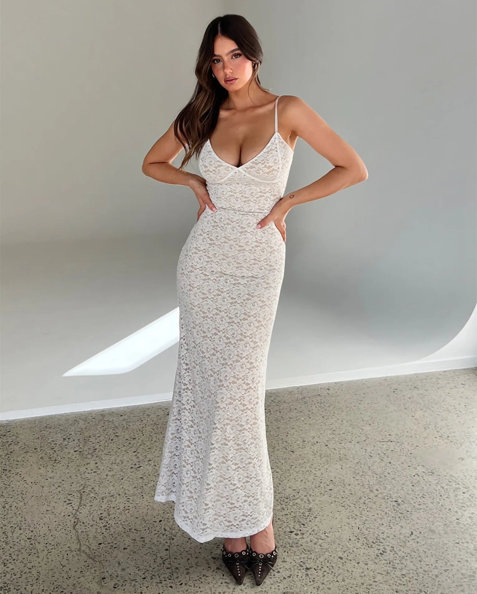 FashionSierra - Women Floral Lace V Neck Summer Spaghetti Strap Sleeveless Party Maxi Dress Cozy Spaghetti Strap Maxi Dress FashionSierra - Women Floral Lace V Neck Summer Spaghetti Strap Sleeveless Party Maxi Dress Cozy Spaghetti Strap Maxi Dress