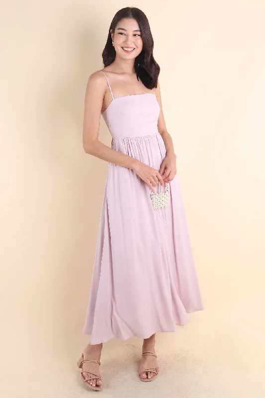 KOMMA MAXI DRESS IN PINK Stylish Button-Up Maxi Dress