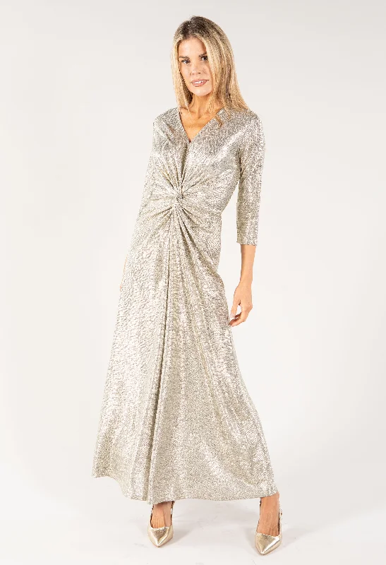 Lurex Knot Maxi Dress Stylish Boho Chic Maxi Dress