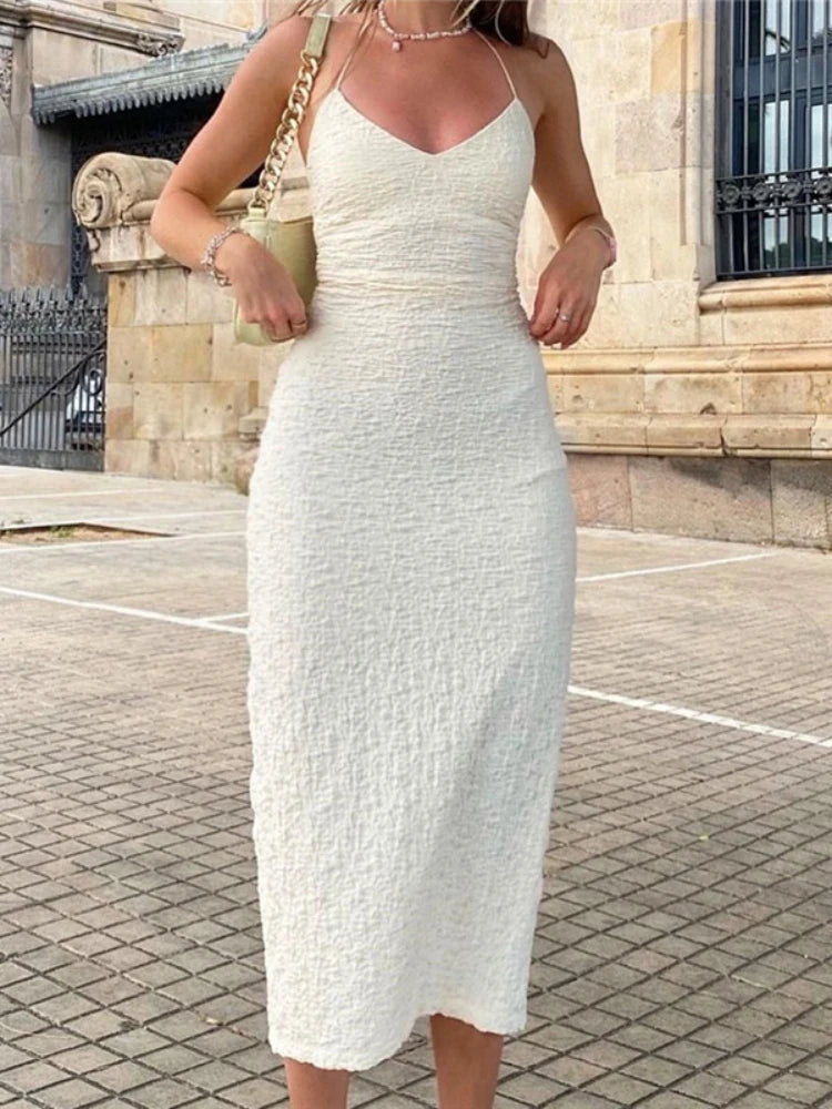 Sexy Backless Dress Women Deep V Neck Sleeveless Lace Up Maxi Dress Classic V-Neck Maxi Dress Sexy Backless Dress Women Deep V Neck Sleeveless Lace Up Maxi Dress Classic V-Neck Maxi Dress