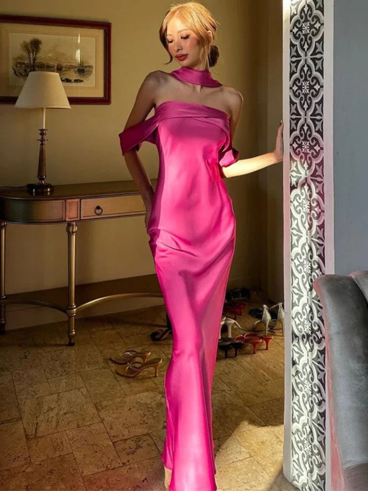 Sexy Backless Long Dress Women Elegant Off Shoulder Sleeveless Maxi Dress Comfortable Long-Sleeve Maxi Dress Sexy Backless Long Dress Women Elegant Off Shoulder Sleeveless Maxi Dress Comfortable Long-Sleeve Maxi Dress
