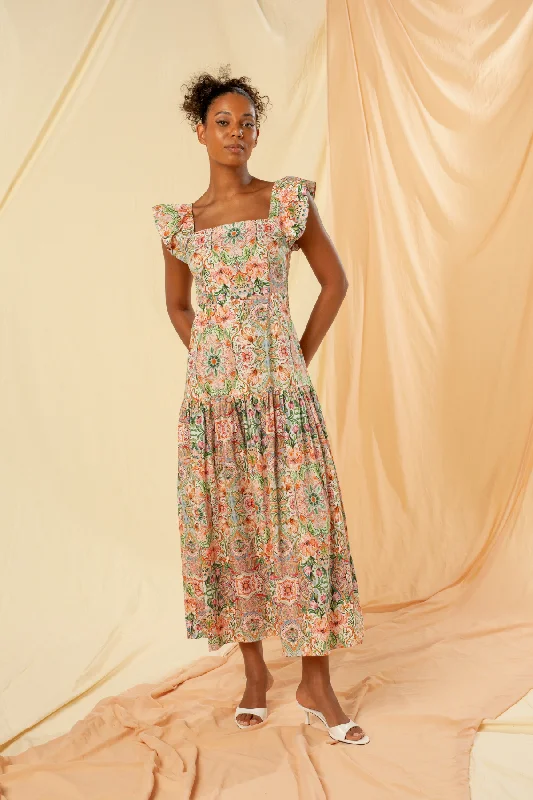 Piper Sleeveless Maxi Dress Comfortable Satin Maxi Dress