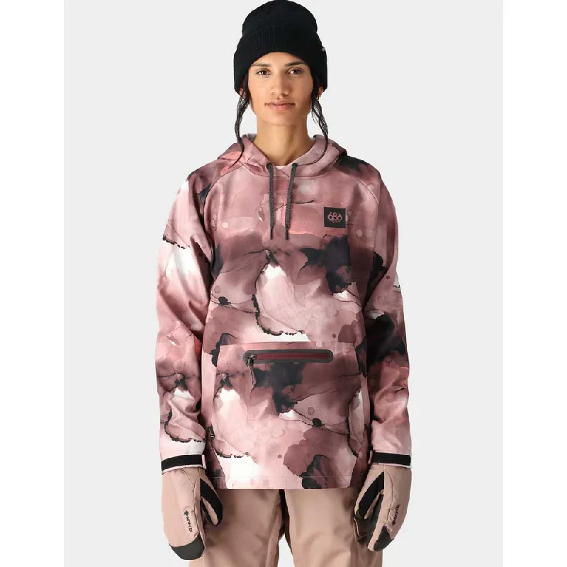 686 Women's Waterproof Hoody Jacket - 2025 Wool Jacket Cashmere Jacket Tweed Jacket
