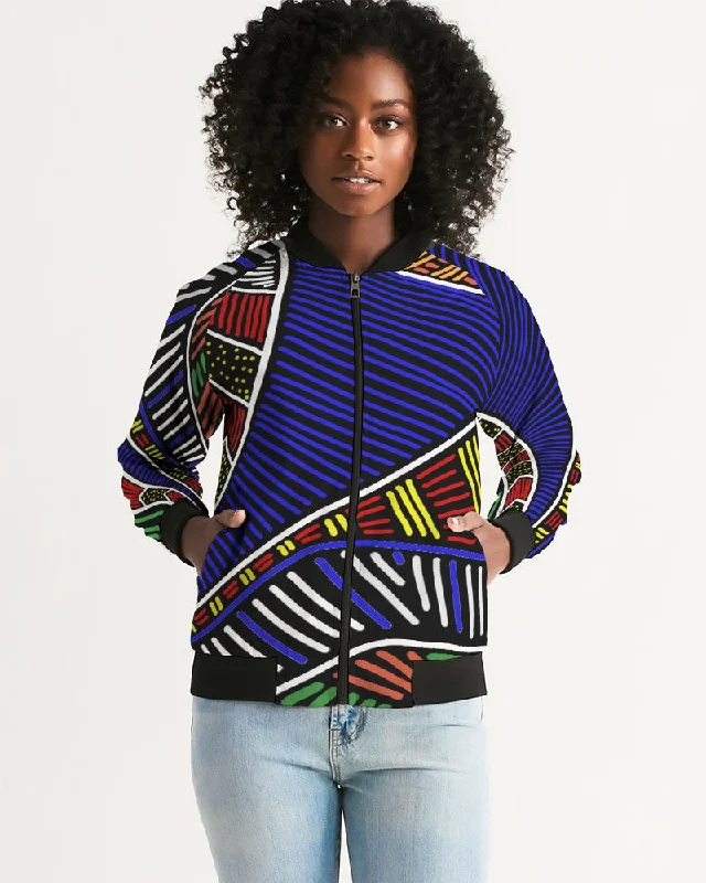 Tribal Vibe Women's Bomber Jacket Fitted Jacket Loose Jacket Oversized Jacket