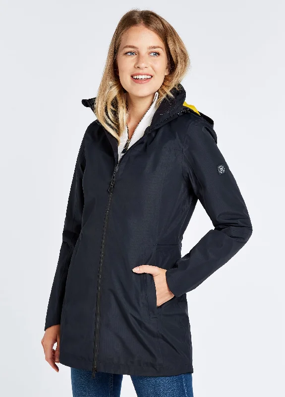 Allen Jacket - Navy Cotton Fabric Linen Fabric Terry Fabric