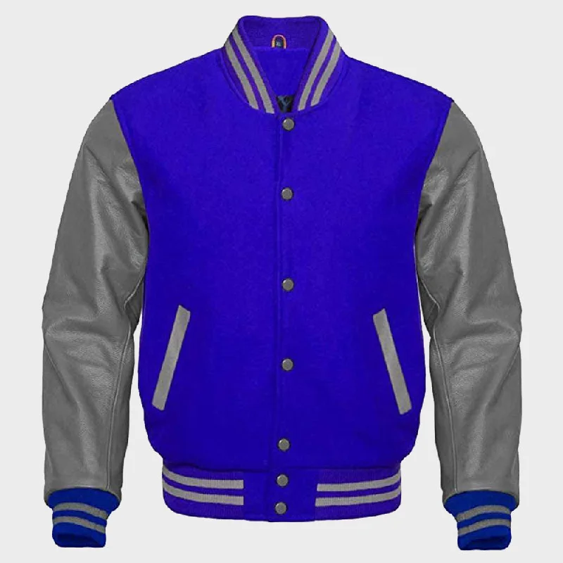 Blue Varsity Jacket For Womens Fleece Jacket Down Jacket Feather Jacket