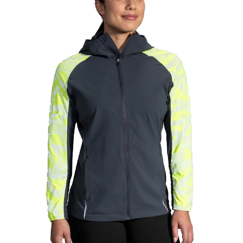 Brooks Nightlife Womens Running Jacket Corduroy Jacket Velvet Jacket Brocade Jacket