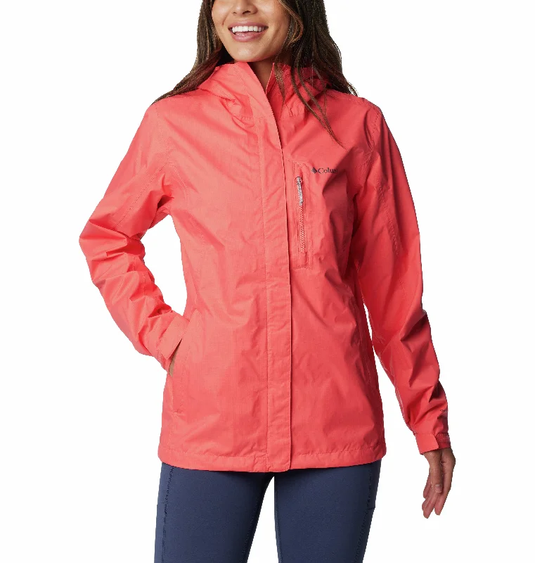 Columbia Pouring Adventure II Ladies Waterproof Breathable Jacket-CORAL Jacket Blazer Coat Columbia Pouring Adventure II Ladies Waterproof Breathable Jacket-CORAL Jacket Blazer Coat