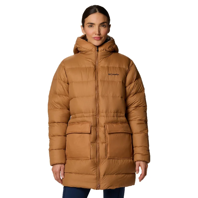 Women's Harmony Falls Mid Down Jacket Welt Pockets Slit Pockets Flap Pockets