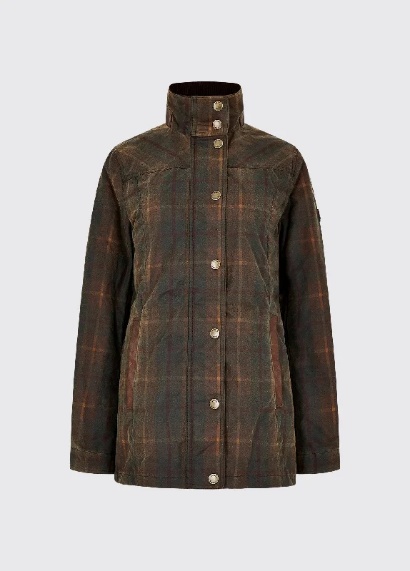 Annestown Wax Jacket - Hunter Brown Cotton Jacket Linen Jacket Terry Jacket