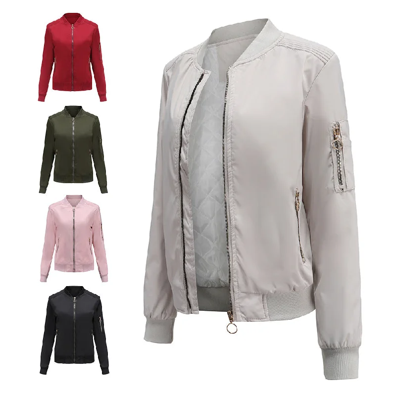 European And American Fashion Women's Jackets A-Line Jacket Boat Neck Shawl Collar