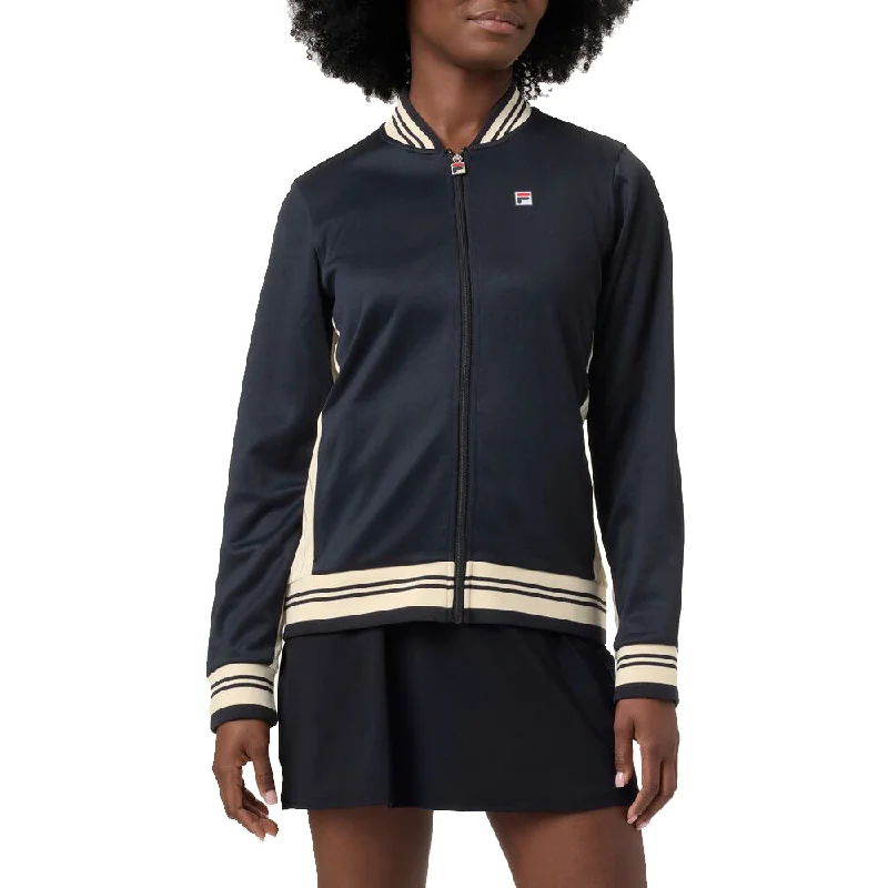 FILA Performance Iconic Settana Womens Tennis Jacket Fleece Fabric Down Fabric Feather Fabric