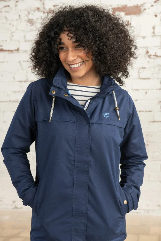 Lighthouse Ladies Beachcomber Waterproof Breathable Lightweight Jacket-NAVY Faux Fur Fabric Real Fur Fabric Shearling Fabric Lighthouse Ladies Beachcomber Waterproof Breathable Lightweight Jacket-NAVY Faux Fur Fabric Real Fur Fabric Shearling Fabric