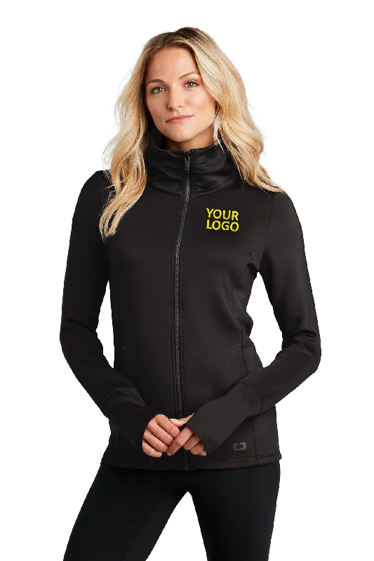 OGIO ENDURANCE Ladies Modern Performance Branded Jackets, Blacktop Chenille Jacket Brocade Jacket Lace Jacket