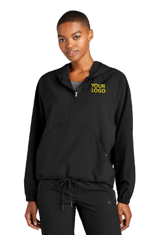 OGIO Ladies Connection Custom Anorak Jackets, Blacktop One-Shoulder Jacket Off-the-Shoulder Jacket Asymmetrical Jacket