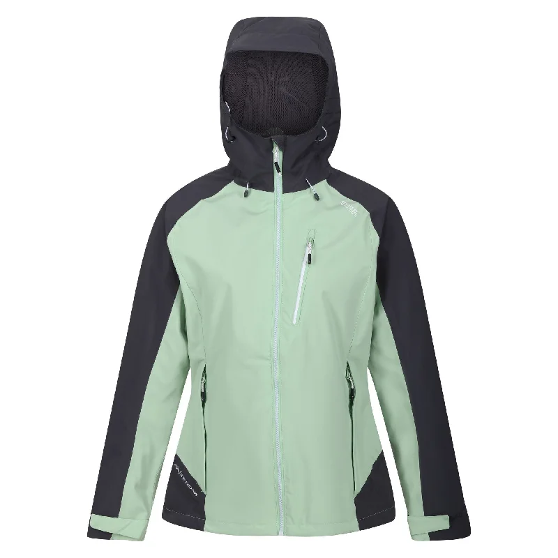 Regatta Ladies Birchdale Waterproof Breathable Jacket RWW300-GREEN Satin Fabric Silk Fabric Chiffon Fabric