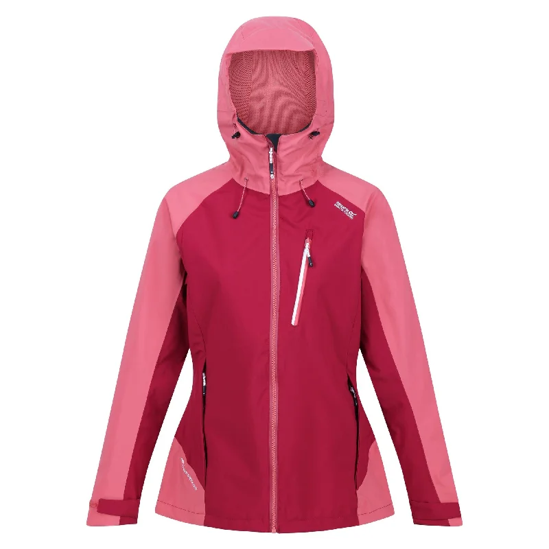 Regatta Ladies Birchdale Waterproof Breathable Jacket RWW300-RUMBA Fleece Jacket Down Jacket Feather Jacket Regatta Ladies Birchdale Waterproof Breathable Jacket RWW300-RUMBA Fleece Jacket Down Jacket Feather Jacket