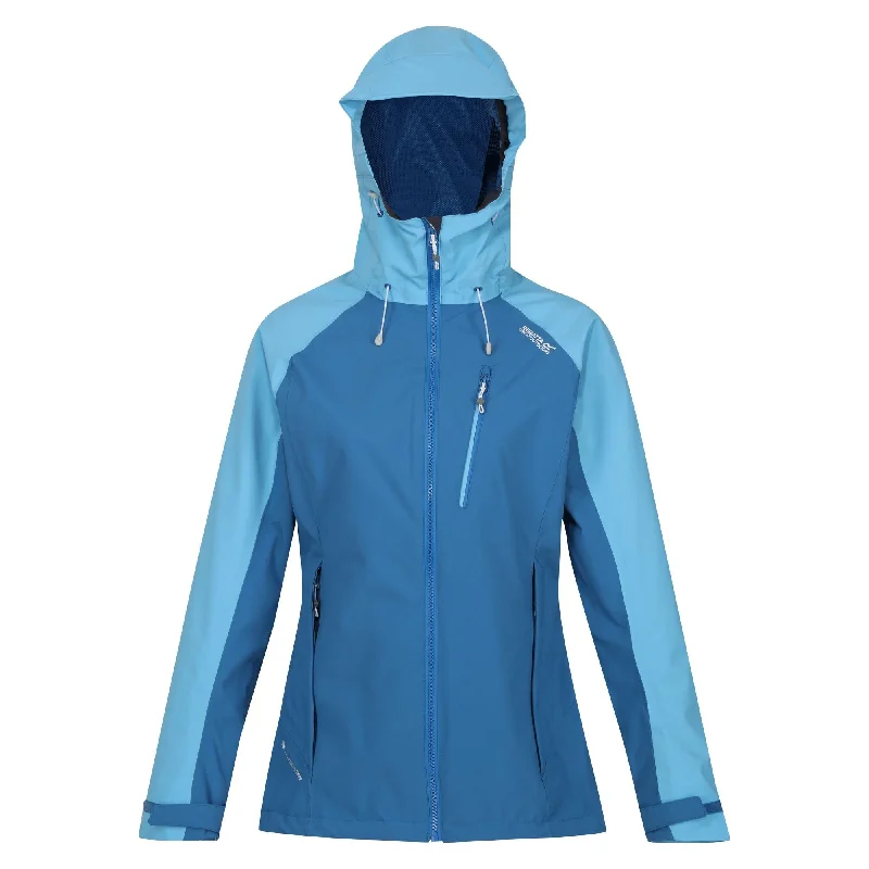 Regatta Ladies Birchdale Waterproof Breathable Jacket RWW300-VALLARTA Notch Collar Jacket Peter Pan Collar Jacket Cowl Neck Jacket