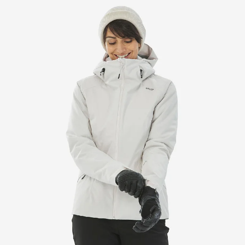 WOMEN’S WARM SKI JACKET - 500 Wool Jacket Cashmere Jacket Tweed Jacket