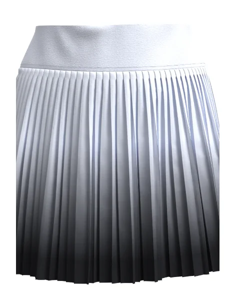 GGBlue Golden Glow Ombre Pleated Skort - 18" corduroy skirt durable