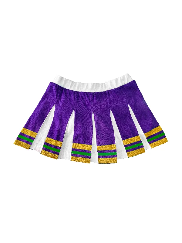 Junior Knife Pleat Skort - Purple boho skirt vibe