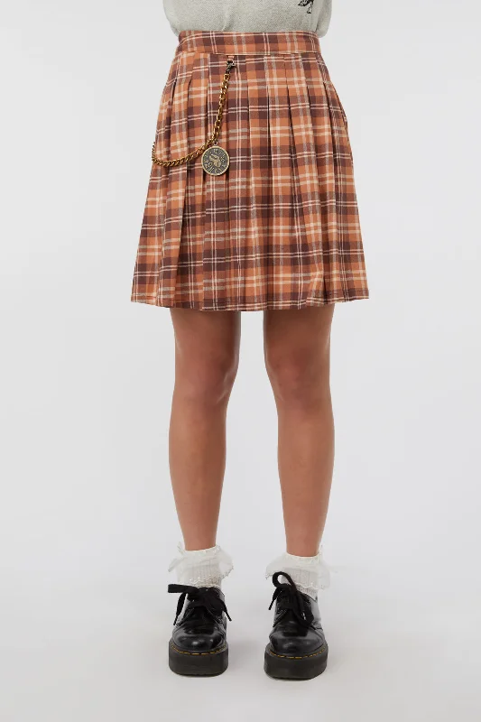 Looking Glass Tartan Skirt maxi skirt elegant