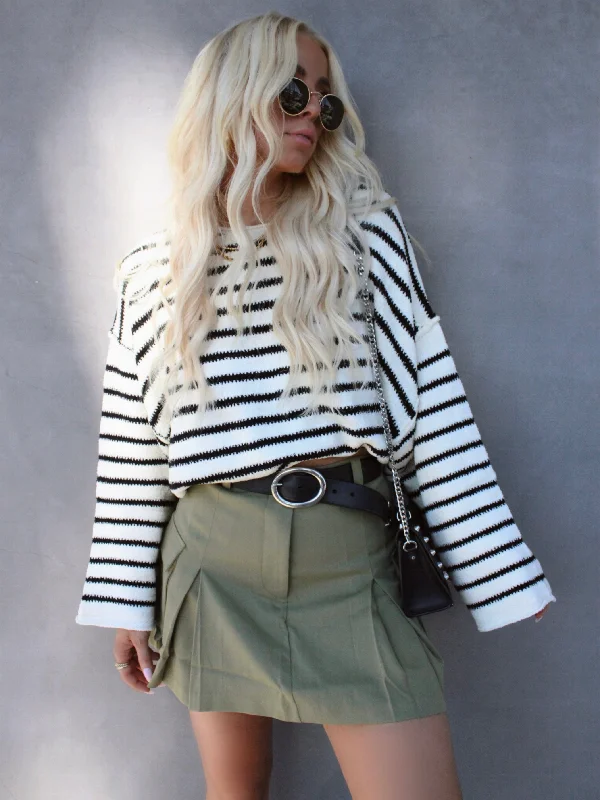 Olive Mini Utility Skirt low waist skirt